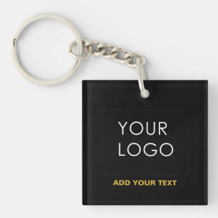 Anpassade Business Add Logotyp Modern Black