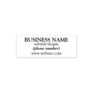 Anpassade Business Frimärke Självfärgande Stämpel