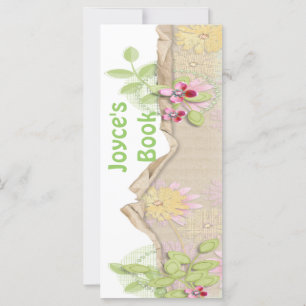 Anpassade Butterfly Bookmark Bok Mark