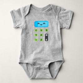 Anpassade Calculator Baby för framtida gener T Shirt