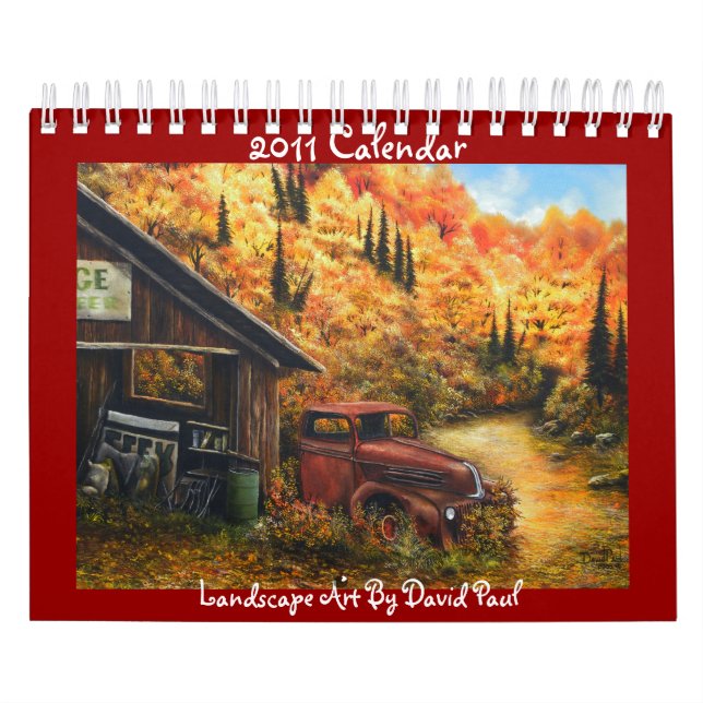 Anpassade Calendar med Art av David Paul Kalender (Omslag)