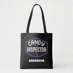 Anpassade Candy Inspection Bus eller godis Bag Tygkasse