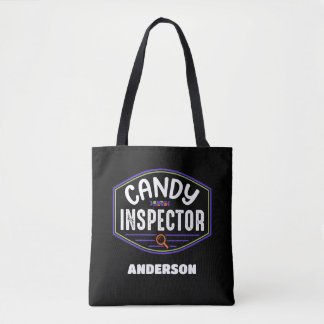 Anpassade Candy Inspection Bus eller godis Bag Tygkasse
