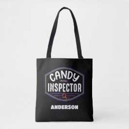 Anpassade Candy Inspection Bus eller godis Bag Tygkasse