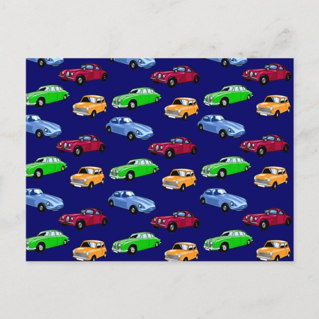 Anpassade Cars Vykort (Framsida)