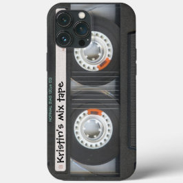 Anpassade Cassette Mix Tape Fodral-Mate iPhone Ca