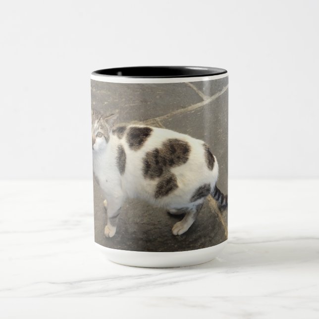 Anpassade Cat mugg - välj stil & färg (Center)