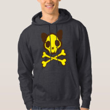 Anpassade Cat Skull och Crossbone