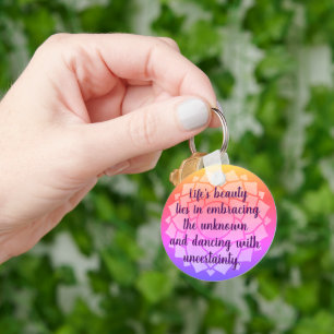 Anpassade Chakra Design inspirationsoffert M Nyckelring