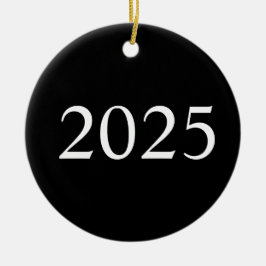 Anpassade Chalkboard Stil 2025 Ornament