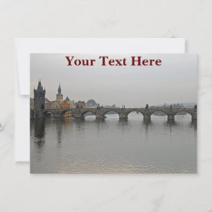 Anpassade Charles Bridge, Prag-kort