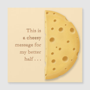 Anpassade Cheesy Message Charming Romantic