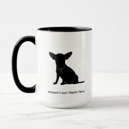 Anpassade Chihuahua Yin Yang Coffee Mugg
