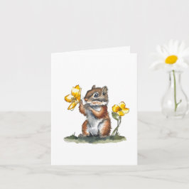 Anpassade Chipmunk Kort