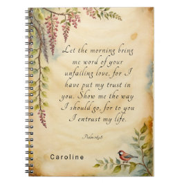 Anpassade Christian Bible Verse Art Anteckningsbok