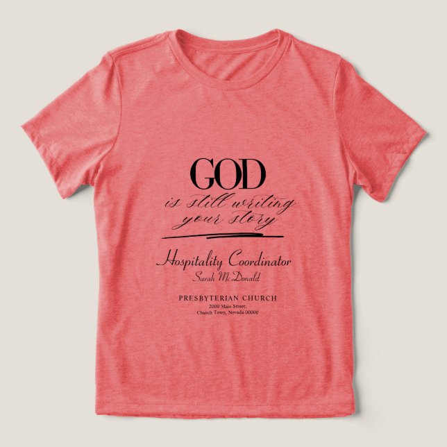 Anpassade Christian Group T-Shirt (Design Framsida)