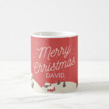Anpassade christmas mugg