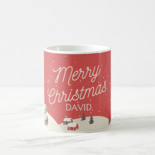 Anpassade christmas mugg