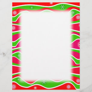 Anpassade CHRISTMAS RAND LETTERHEAD MALL