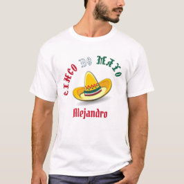 Anpassade Cinco de Mayo May 5 Fiesta T Shirt