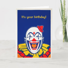 Anpassade Circus Closed Greeting Card Helgkort