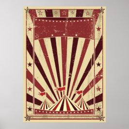 Anpassade Circus Poster
