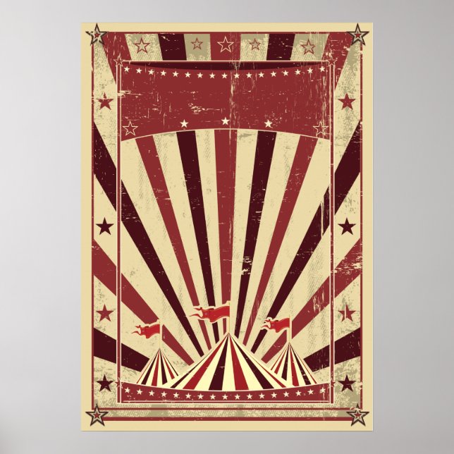 Anpassade Circus Poster (Framsidan)