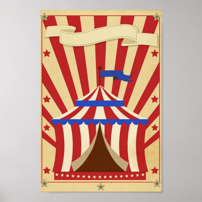 Anpassade Circus Poster (Framsidan)