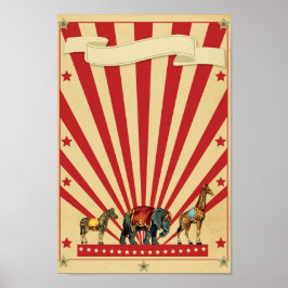 Anpassade Circus Poster