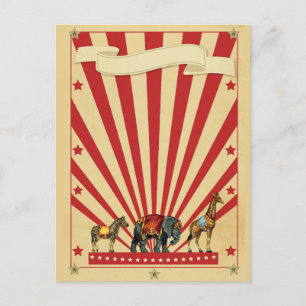 Anpassade Circus Vykort