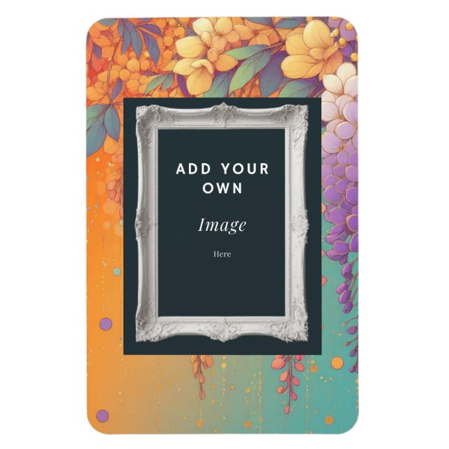 Anpassade Citrus Sunset Wisteria Magnet (Vertikal)