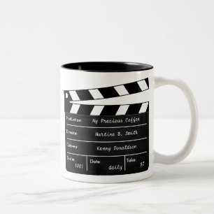 Anpassade Clapperboard Mugg