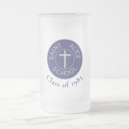 Anpassade Class of Saint Alice Trad Patch Frostat Ölglas