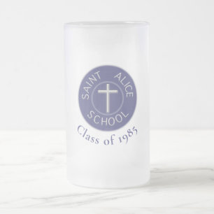 Anpassade Class of Saint Alice Trad Patch Frostat Ölglas