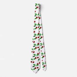 Anpassade Classic Cherry Fruit and Löv Tie Slips