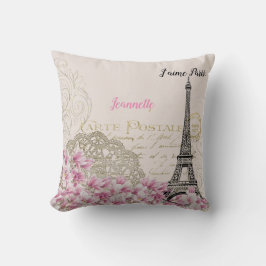 Anpassade Classic Paris Motif Kudde