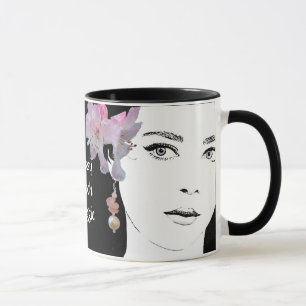 Anpassade classy häxbrand Halloween boho mugg
