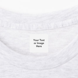 Anpassade Clothing Brand / Storlek / Message Klistermärke