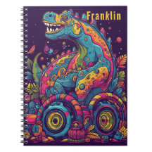 Anpassade Colorful Dinosaur Monster Lastbil
