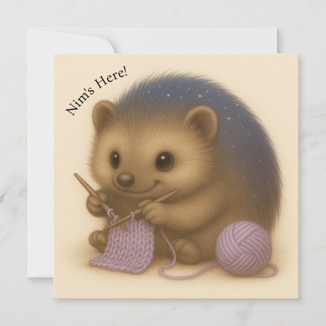 Anpassade Comfort-seriekort för Nim Sticka (Framsida)