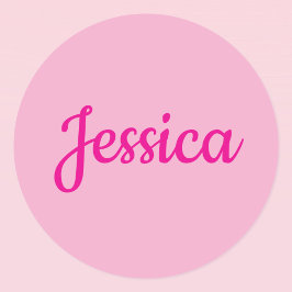 Anpassade coola runt klistermärke