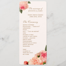Anpassade Coral Peonie-program Program