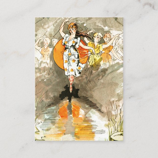 Anpassade Cosmic Magic Seven Sisters Visitkort (Framsida)