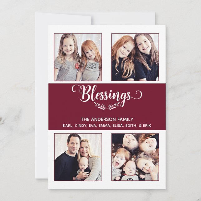 ANPASSADE Cranberry Red med vita punkter (Framsida)