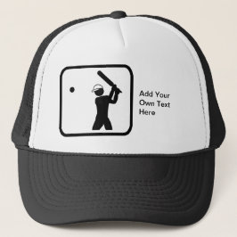 Anpassade Cricket-Logotyp Truckerkeps
