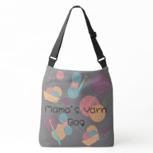 Anpassade Crossbody Yarn Bag