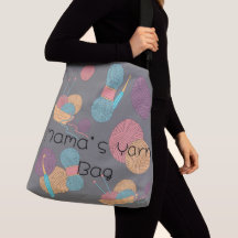 Anpassade Crossbody Yarn Bag
