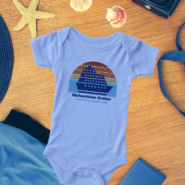 Anpassade Cruise Frakt Sunset Family Resa T Shirt