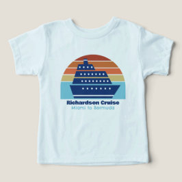 Anpassade Cruise Frakt Sunset Resa T Shirt