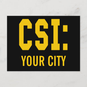 ANPASSADE CSI-produkter Vykort